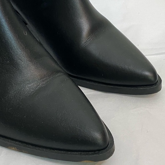 💛Women's Elegant Dolce Vita Classic Pointed Toe Stacked Heel Ankle Booties - Picture 3 of 7